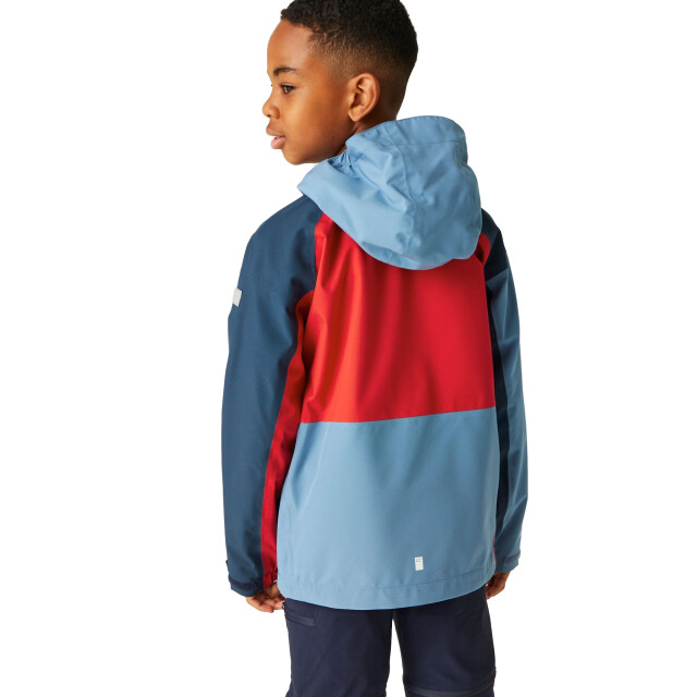 Regatta Kinder/kids highton v full zip hoodie UTRG10843_coronetbluemoonlightdenim large