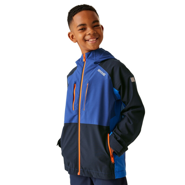 Regatta Kinder/kids highton v full zip hoodie UTRG10843_newroyalnavy large