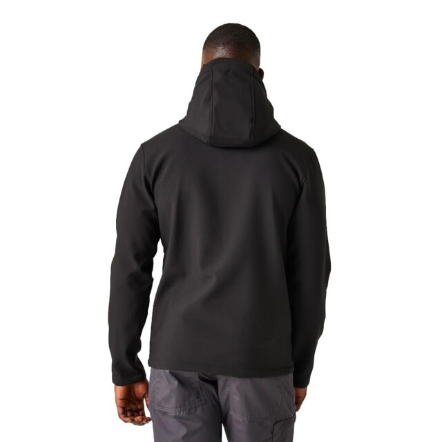 Regatta Heren 2-laags softshell jas UTRG10787_blacksealgrey large