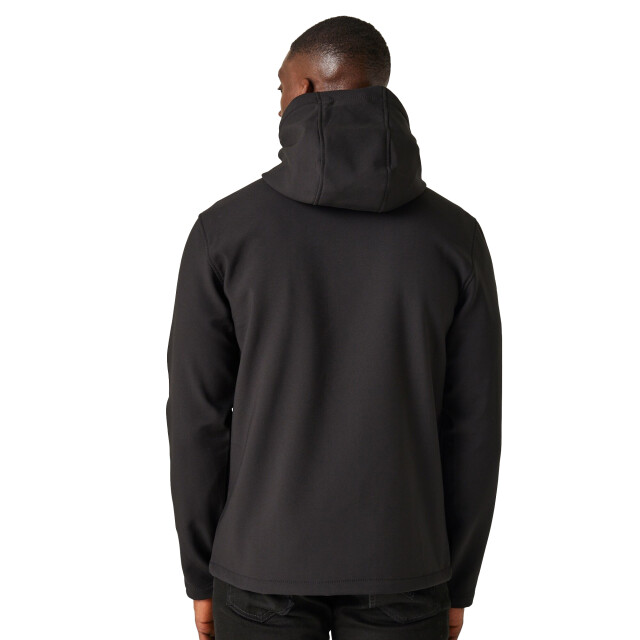Regatta Heren 2-laags softshell jas UTRG10787_blackclassicred large
