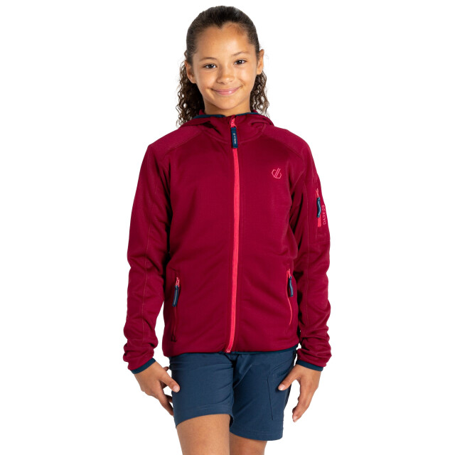 Dare2b Kinder/kids explore marl fleecejack UTRG10760_beetroot large