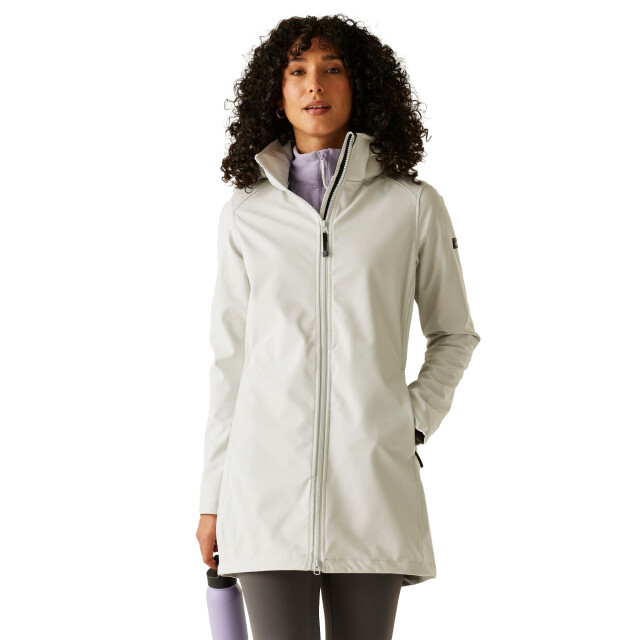Regatta Dames carisbrooke zachte shell jas UTRG10675_oystermushroomwisteria large