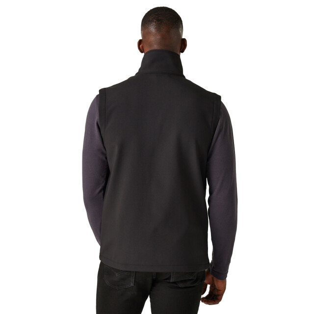 Regatta Heren softshell 2-laags bodywarmer UTRG10672_blacksealgrey large