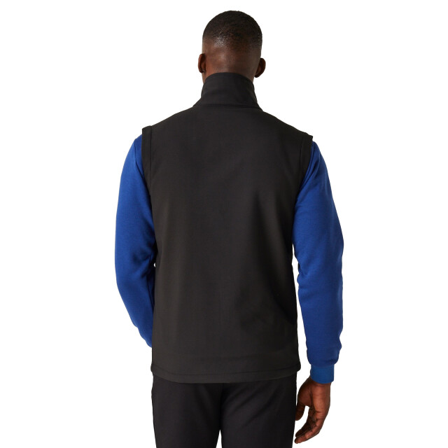 Regatta Heren softshell 2-laags bodywarmer UTRG10672_blacknewroyal large