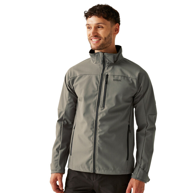 Regatta Heren arana waterdichte soft shell jas UTRG10665_treetopblack large