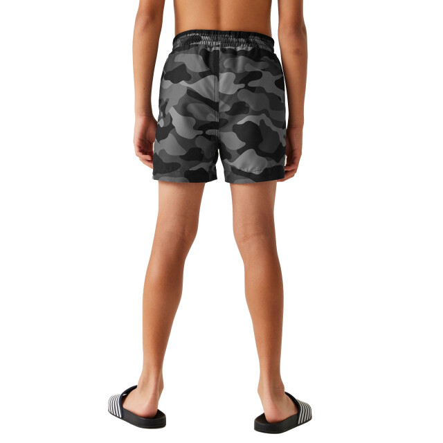 Regatta Skander iii effen zwemshort kinderen/kinderen UTRG10671_greyblackcamo large