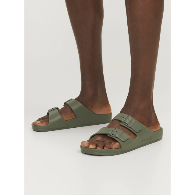Jack & Jones Heren sandaal slipper jfwcroxton kaki 12204004-Khaki large