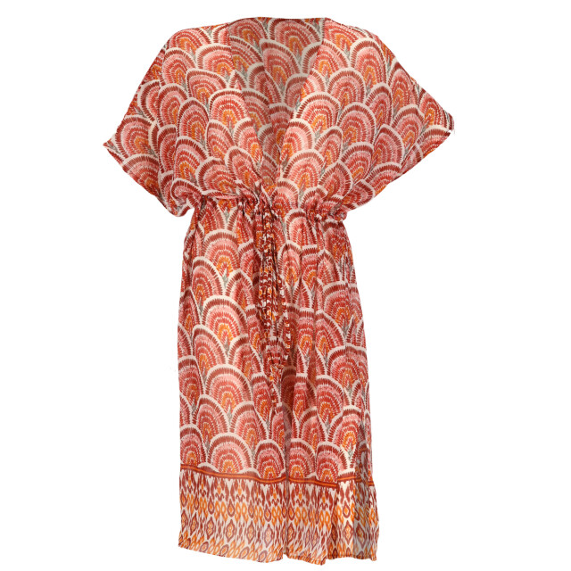 Sarlini Dames tuniek strandjurk polyester earth rood 000423-00024 large