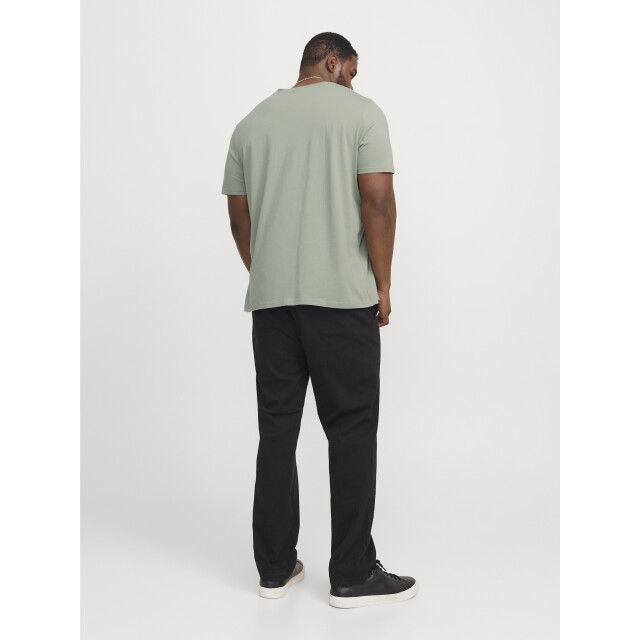 Jack & Jones Plus size heren t-shirt jjestar iceberg 12243625-Iceberg Green large