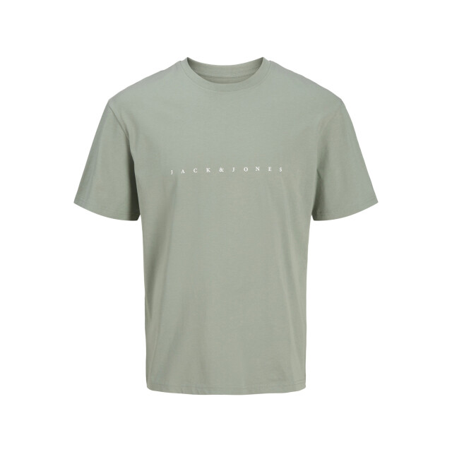 Jack & Jones Plus size heren t-shirt jjestar iceberg 12243625-Iceberg Green large