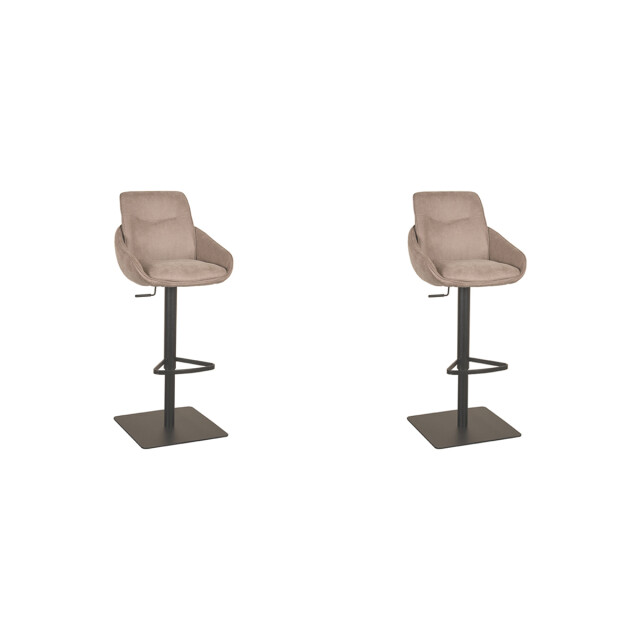 Label51 Barkruk beauty - micro suede 58.5x52x88 cm set van 2 3183654 large