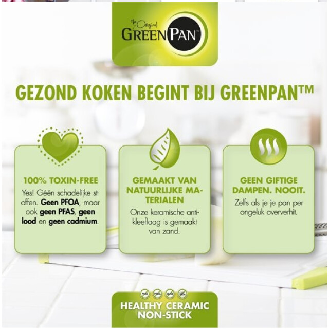 Greenpan Essentials keramische grillpan 28 cm 4895156644545 large
