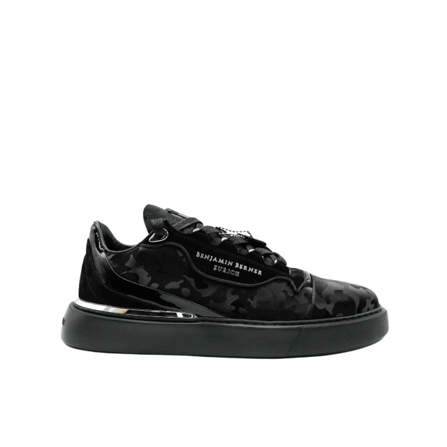 Benjamin Berner Reflective camouflage calfskin sneaker 62130 large