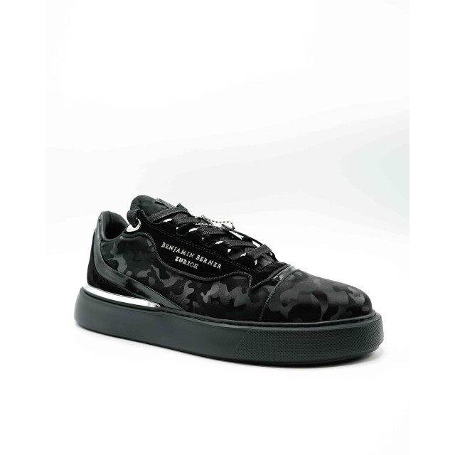 Benjamin Berner Reflective camouflage calfskin sneaker 62130 large