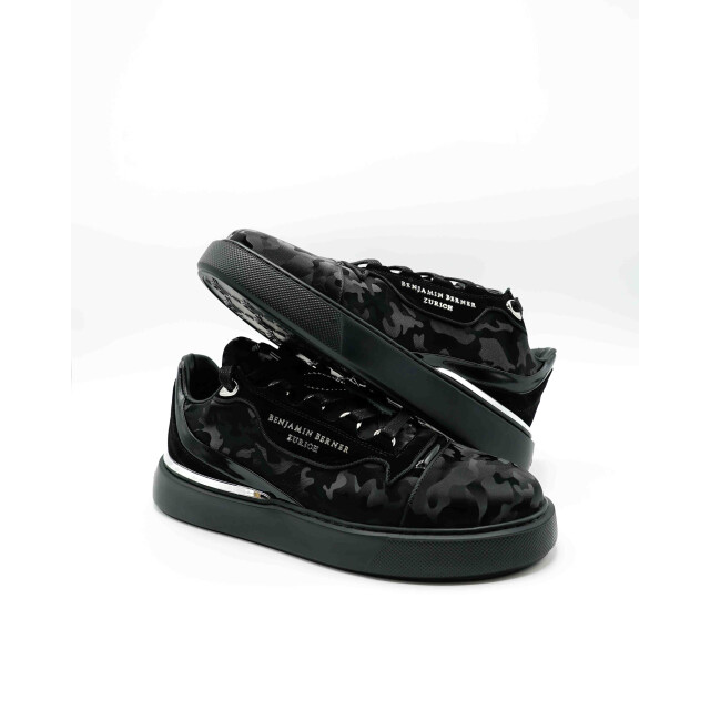 Benjamin Berner Reflective camouflage calfskin sneaker 62130 large