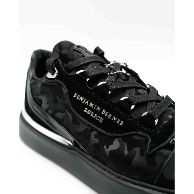 Benjamin Berner Reflective camouflage calfskin sneaker 62130 large