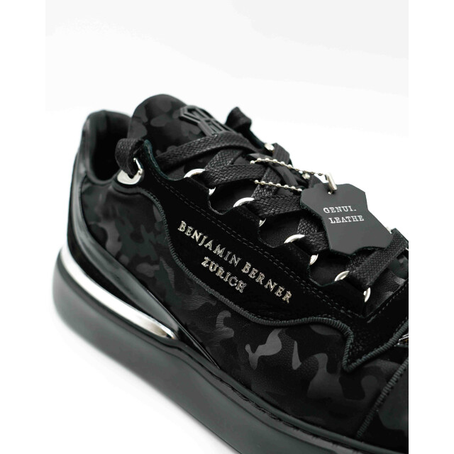Benjamin Berner Reflective camouflage calfskin sneaker 62130 large