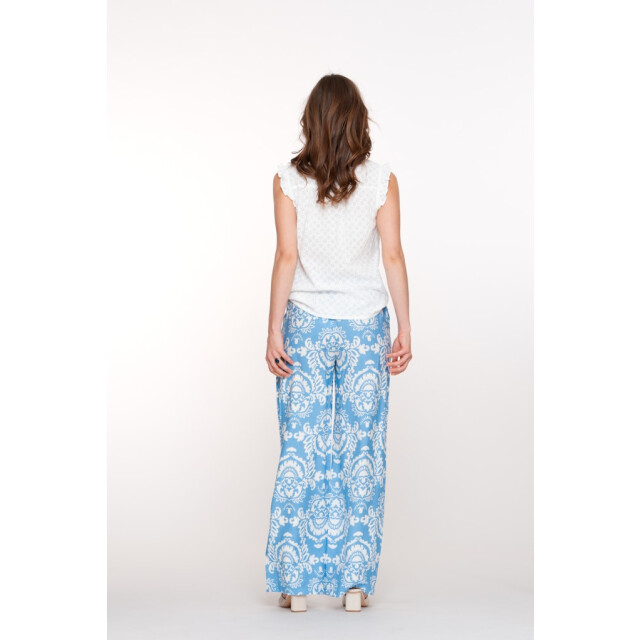 Geisha pants bi color 51371-26 600 light blue 06541.210.0013 large