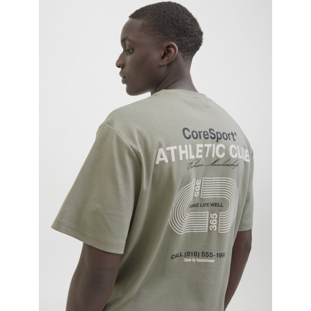 Jack & Jones jcoathletico graphic tee ss cn ss25 12285727 shadow 05011.940.0286 large
