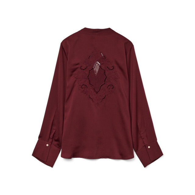 Vero Moda vmelenor ls emb top wvn ga 10329485 syrah 06615.680.0026 large