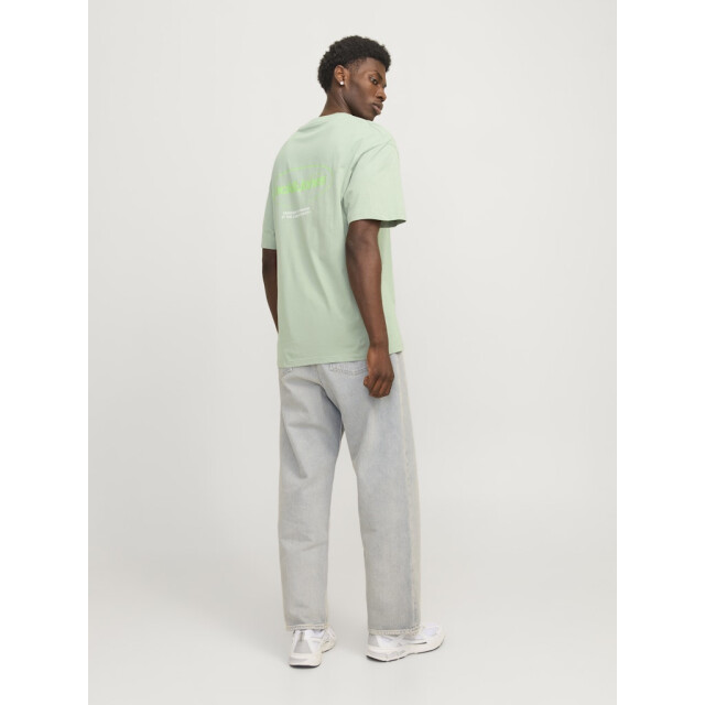 Jack & Jones jjebradley graphic tee ss o-neck no 12268268 iceberg green 05011.369.0247 large