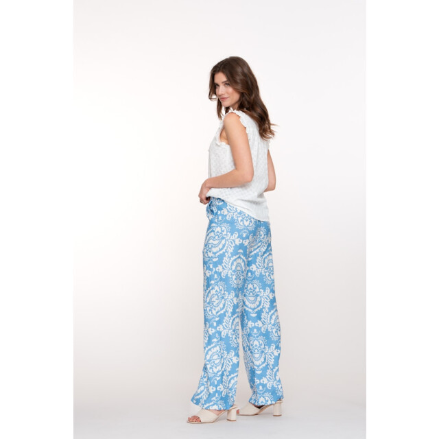 Geisha pants bi color 51371-26 600 light blue 06541.210.0013 large