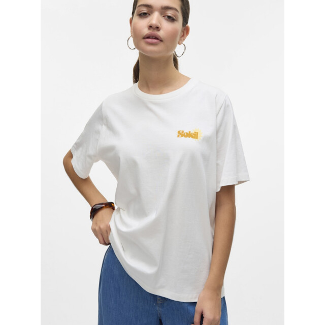 Vero Moda vmdoris caty ss top box jrs ga 10329468 snow white 06011.112.0206 large