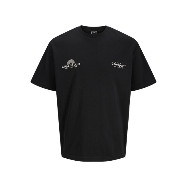 Jack & Jones jcoathletico graphic tee ss cn ss25 12285727 black 05011.990.0152 large