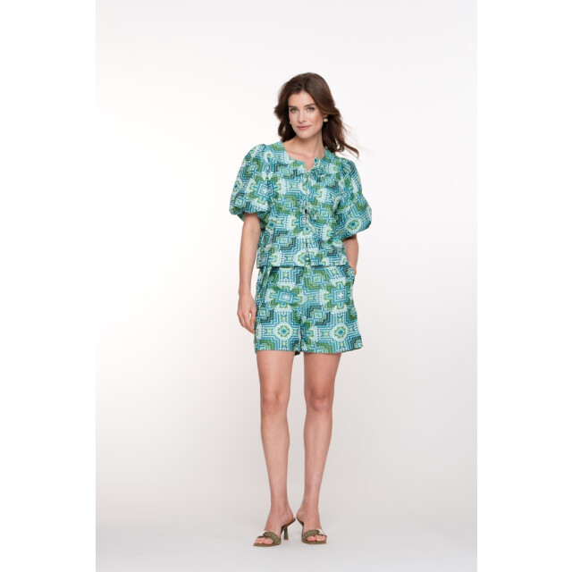 Geisha short 51404-20 625 blue green 06902.240.0002 large