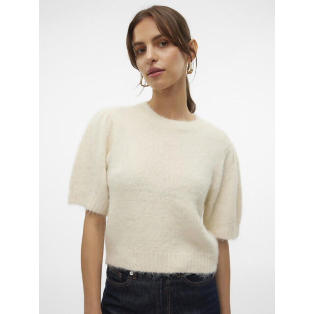 Vero Moda vmnovah ss o-neck puff pullover ga 10320494 birch 06712.198.0250 large