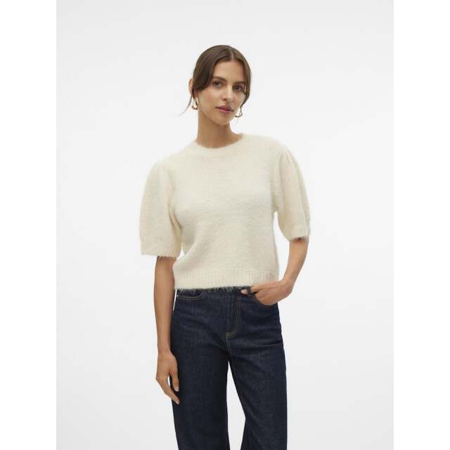 Vero Moda vmnovah ss o-neck puff pullover ga 10320494 birch 06712.198.0250 large