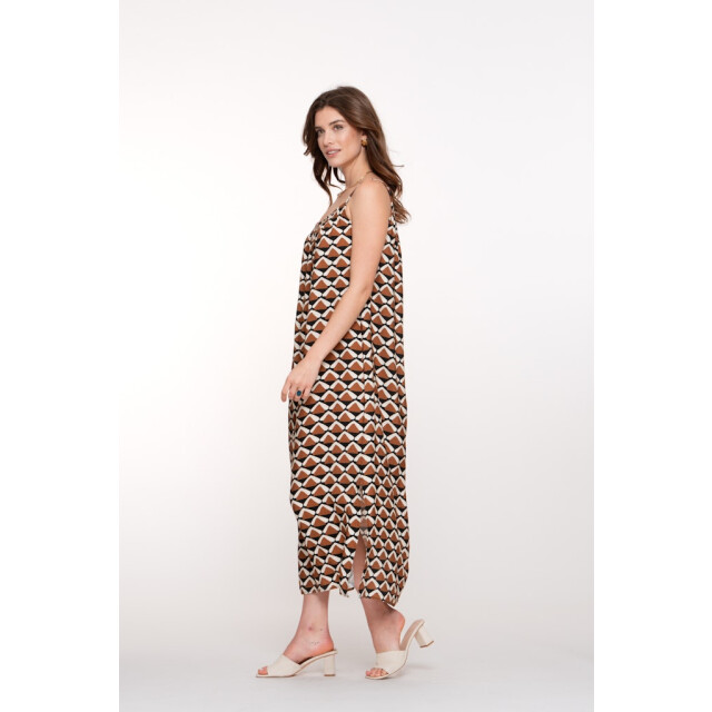 Geisha dress 57338-20 999 black tobacco 06313.990.0002 large