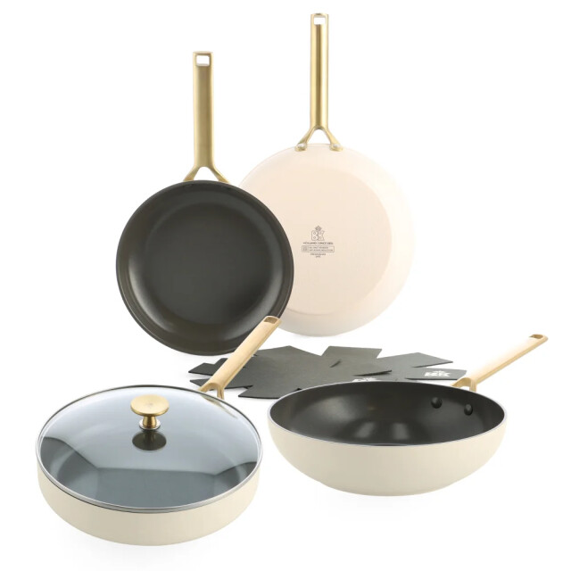 BK Cookware Bk sublime keramische pannenset crème 4-delig 8721249470523 large