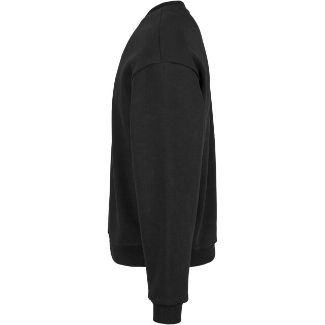 Urban Classics Heren pluizige ronde hals trui UTTN1664_black large