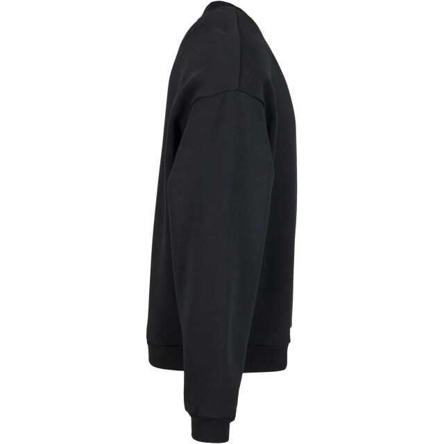 Urban Classics Heren pluizige ronde hals trui UTTN1664_black large