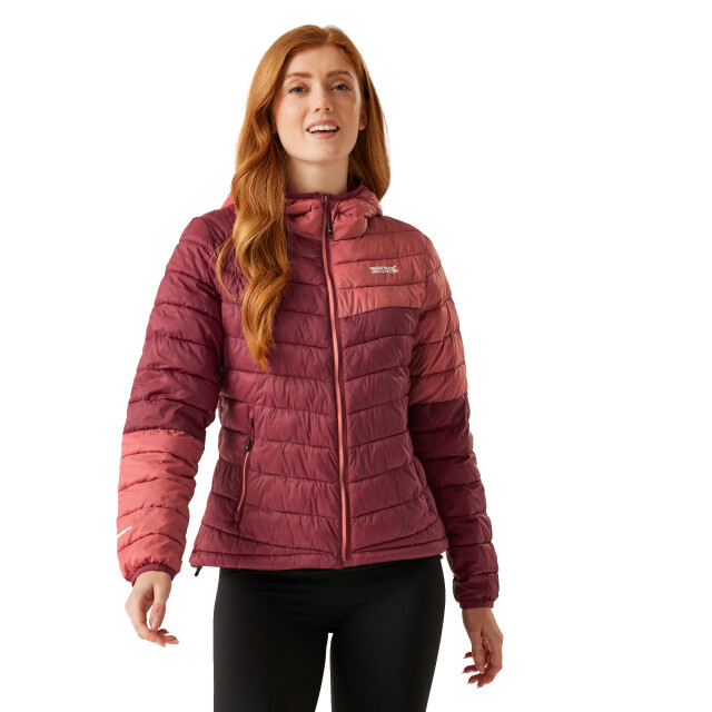 Regatta Dames hillpack ii hooded jacket UTRG11093_rumbaredmineralred large