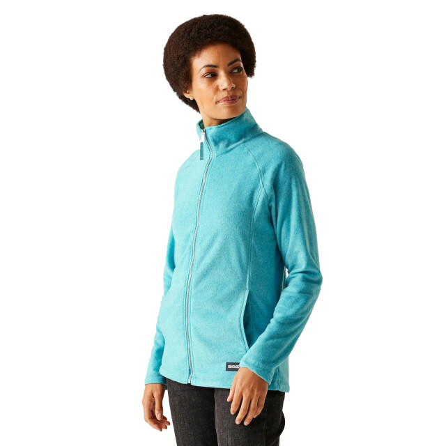 Dare2b Dames mayse full zip fleecejack UTRG11073_turquoisemarl large