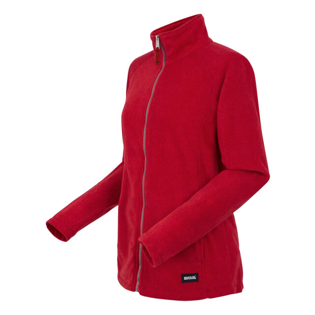 Dare2b Dames mayse full zip fleecejack UTRG11073_highriskredmarl large