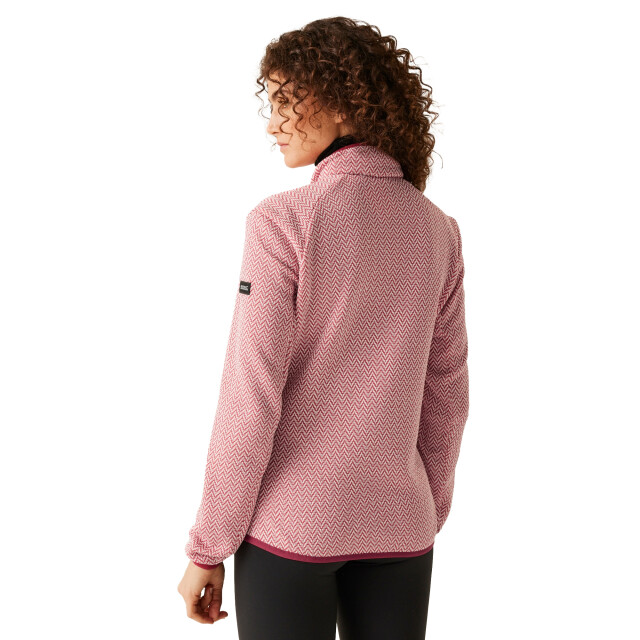 Regatta Dames elzie full zip fleecejack UTRG10939_mineralred large