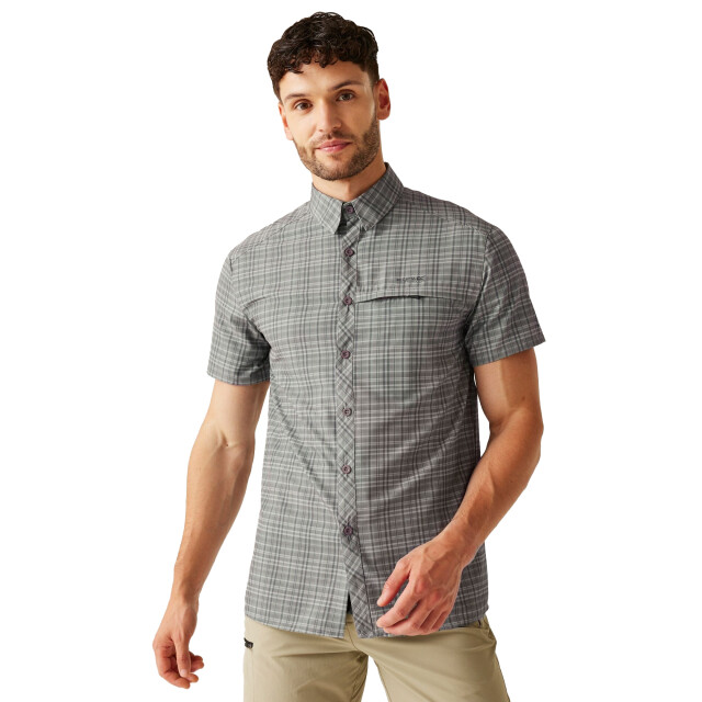 Regatta Heren geruit reisshirt UTRG10912_treetop large