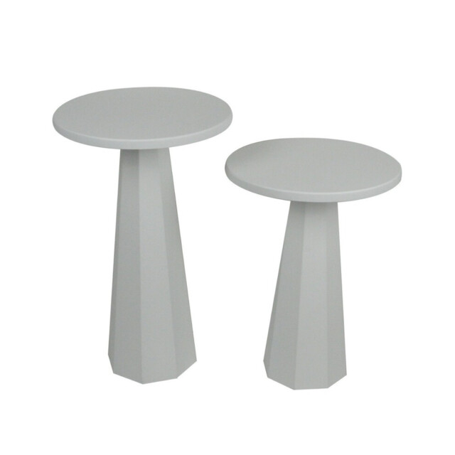 CaliCosy Set van 2 ronde salontafels h47 / h57 cm lilyum 3215905 large