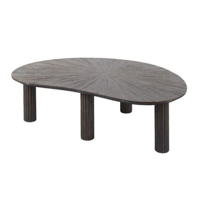 Hoyz salontafel 110cm niervormig maya teak teak rust brown 3185968 large