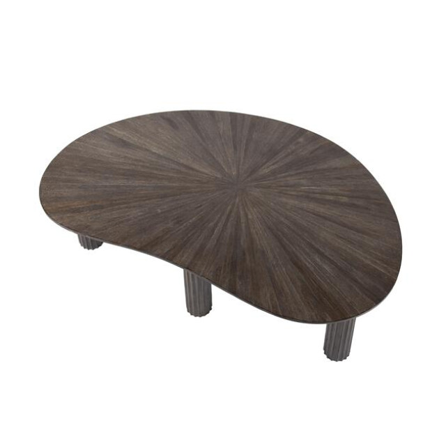 Hoyz salontafel 110cm niervormig maya teak teak rust brown 3185968 large
