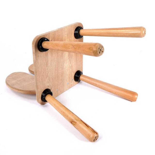 CaliCosy Kinderstoel met massiefhouten poten l30 cm mael 3215900 large