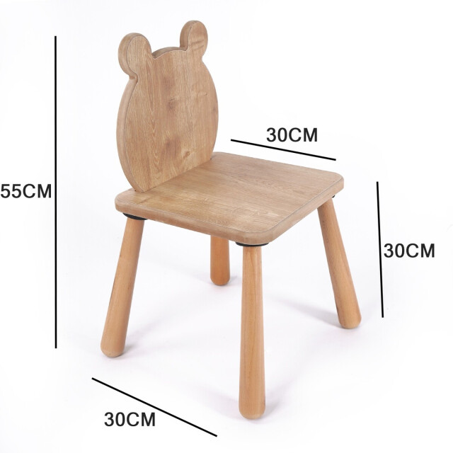 CaliCosy Kinderstoel met berenrugleuning l30 cm mael 3215901 large