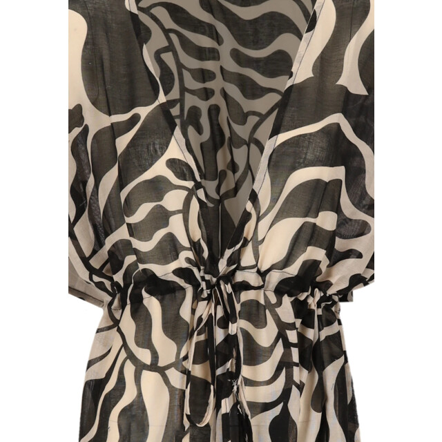 Sarlini Dames tuniek strandjurk polyester zwart 000423-00025 large