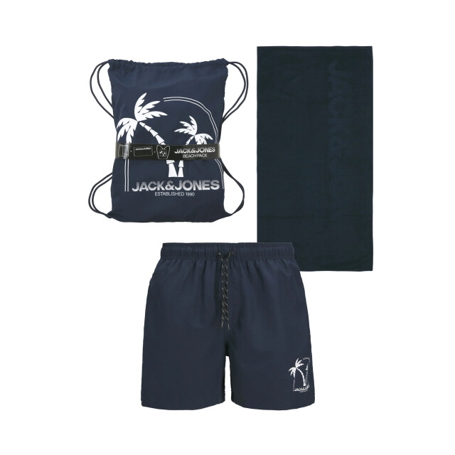 Jack & Jones Jongens beach pack jpstmaui strandpakket donker 12283797 large