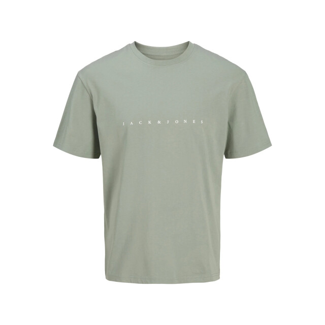 Jack & Jones Plus size heren t-shirt jjestar iceberg 12243625-Iceberg Green large
