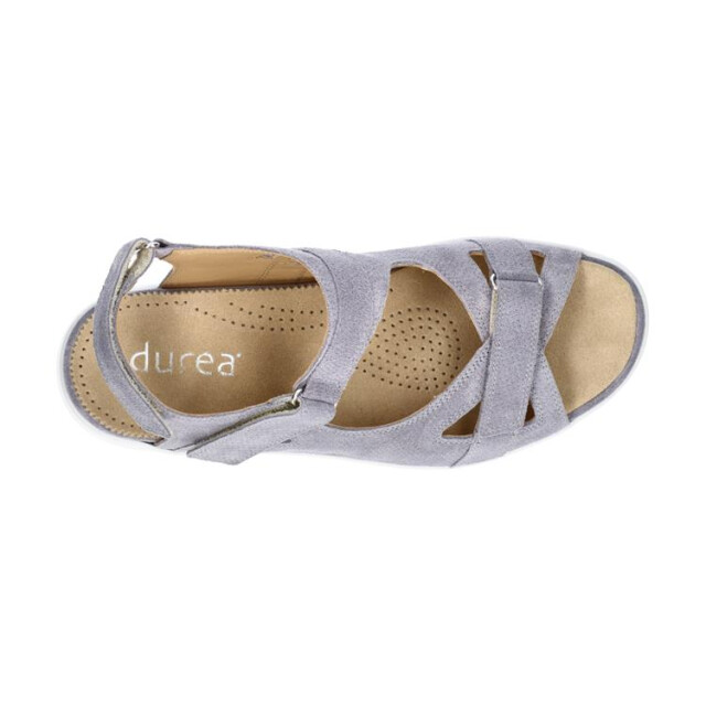 Durea 7407 wijdte H Sandalen Grijs 7407 wijdte H large