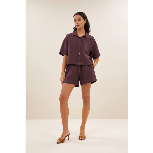 By-Bar Amsterdam 25512023 mara linen blouse 25512023 Mara linen blouse large